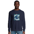 Real - "Around and Around" Sweatshirt French Navy 3