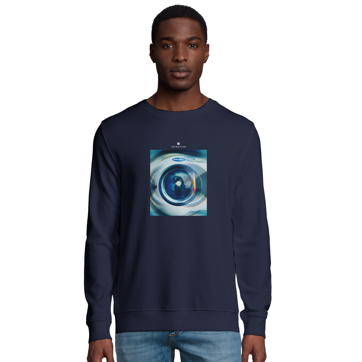 Real - "Around and Around" Sweatshirt French Navy 3