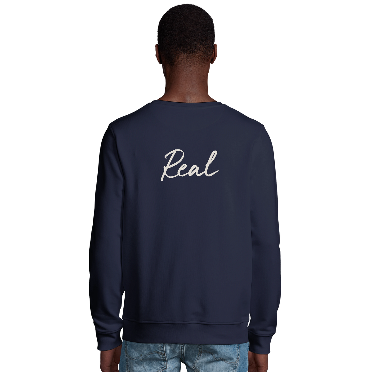 Real - "Around and Around" Sweatshirt French Navy 4