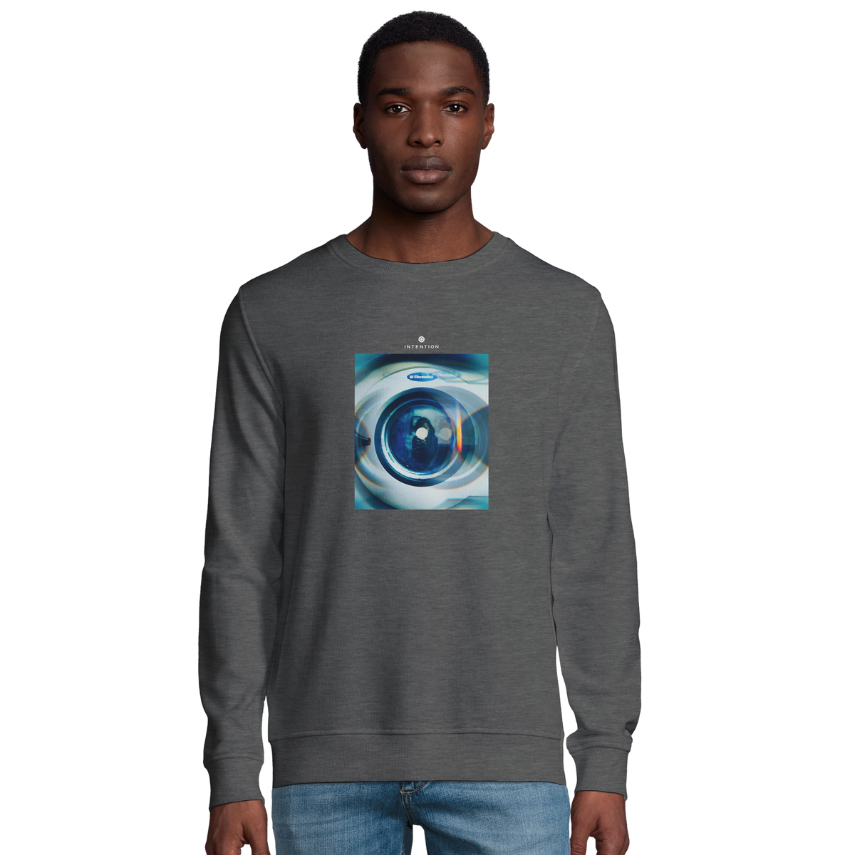 Real - "Around and Around" Sweatshirt Grey Melange 3