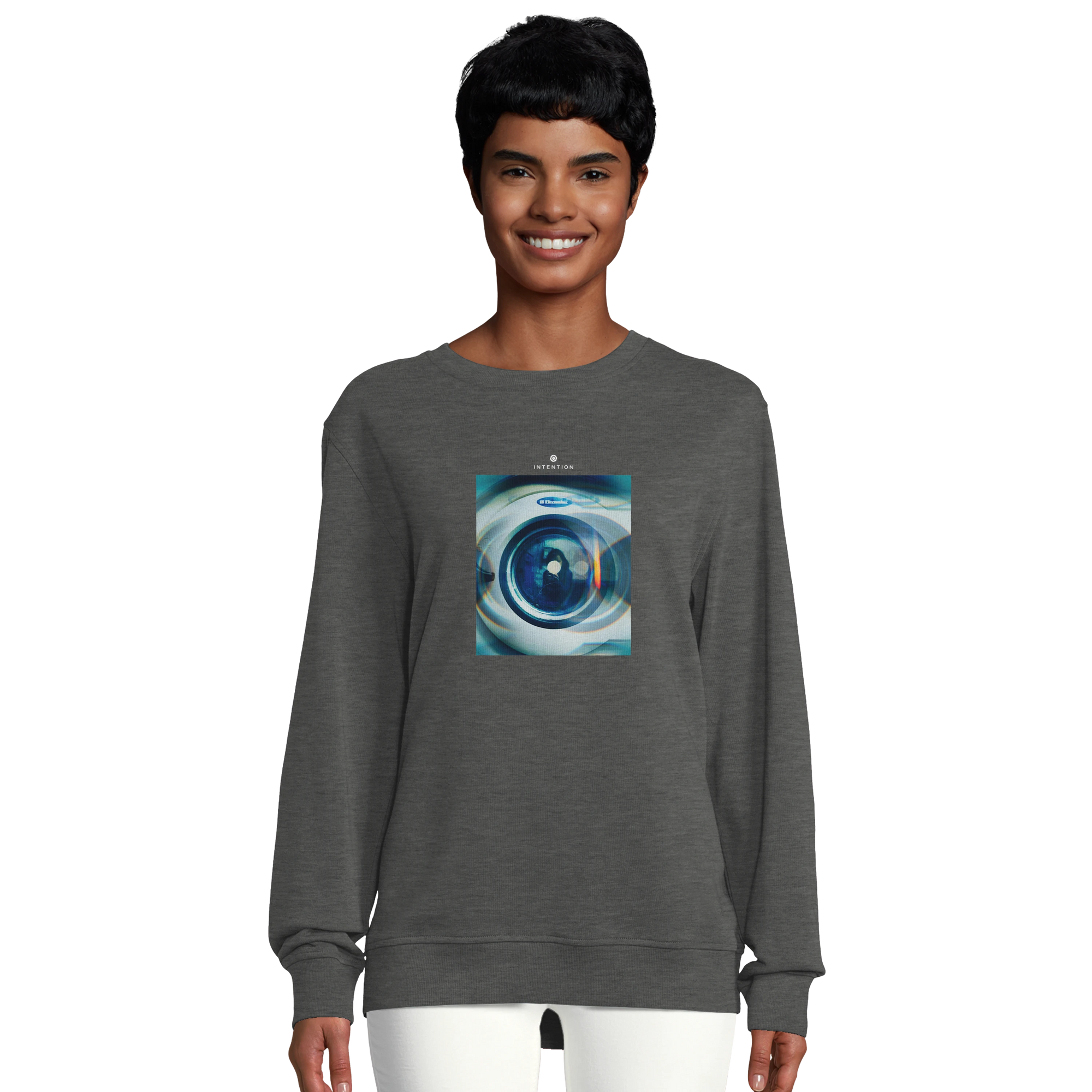 Real - "Around and Around" Sweatshirt Grey Melange 5