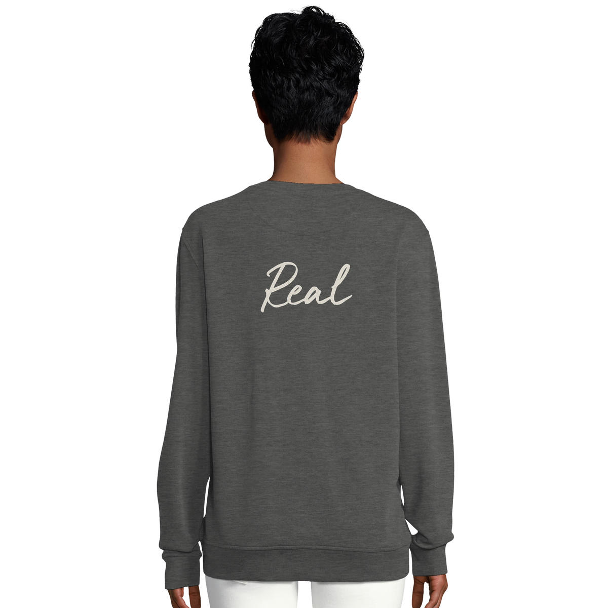 Real - "Around and Around" Sweatshirt Grey Melange 6