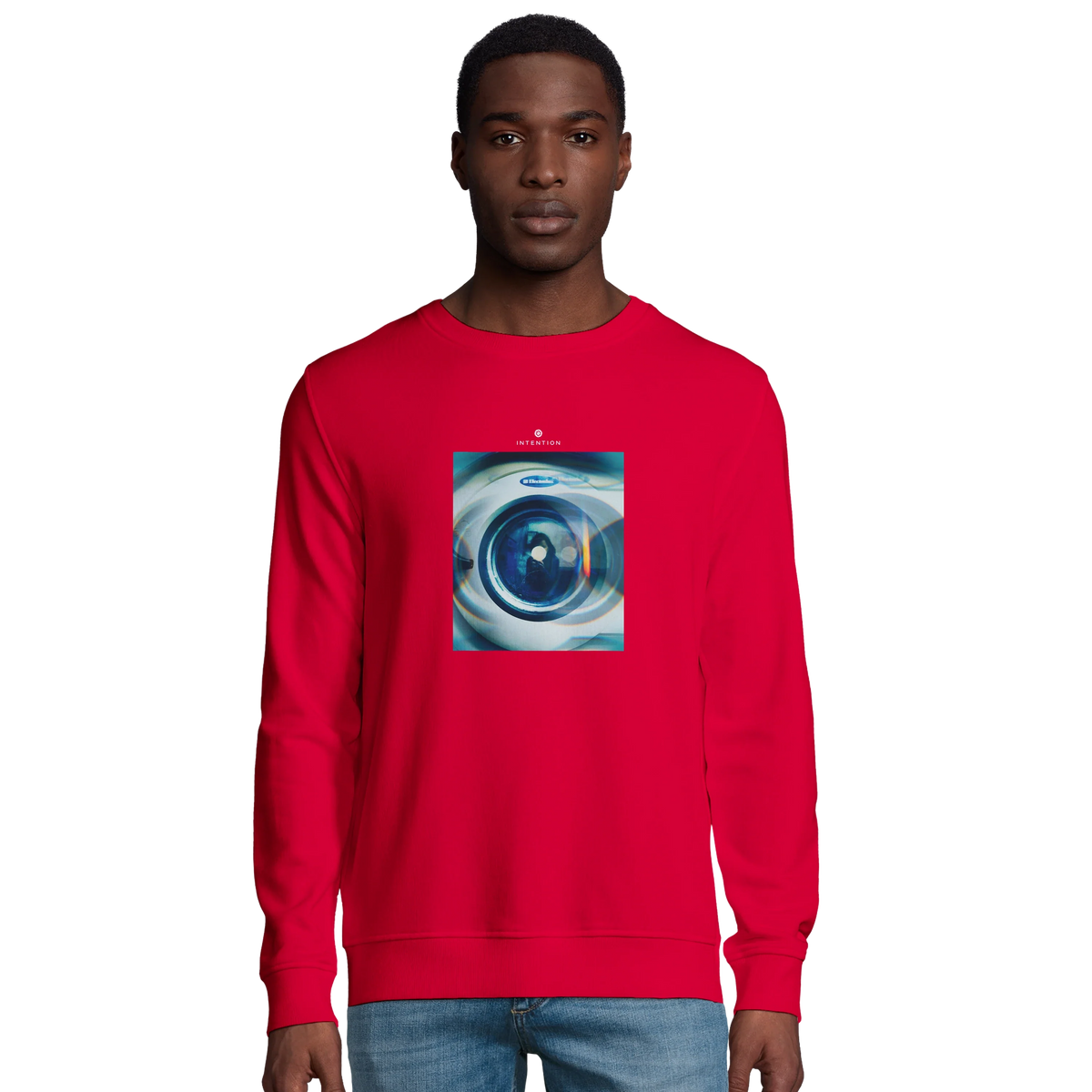 Real - "Around and Around" Sweatshirt Red 3