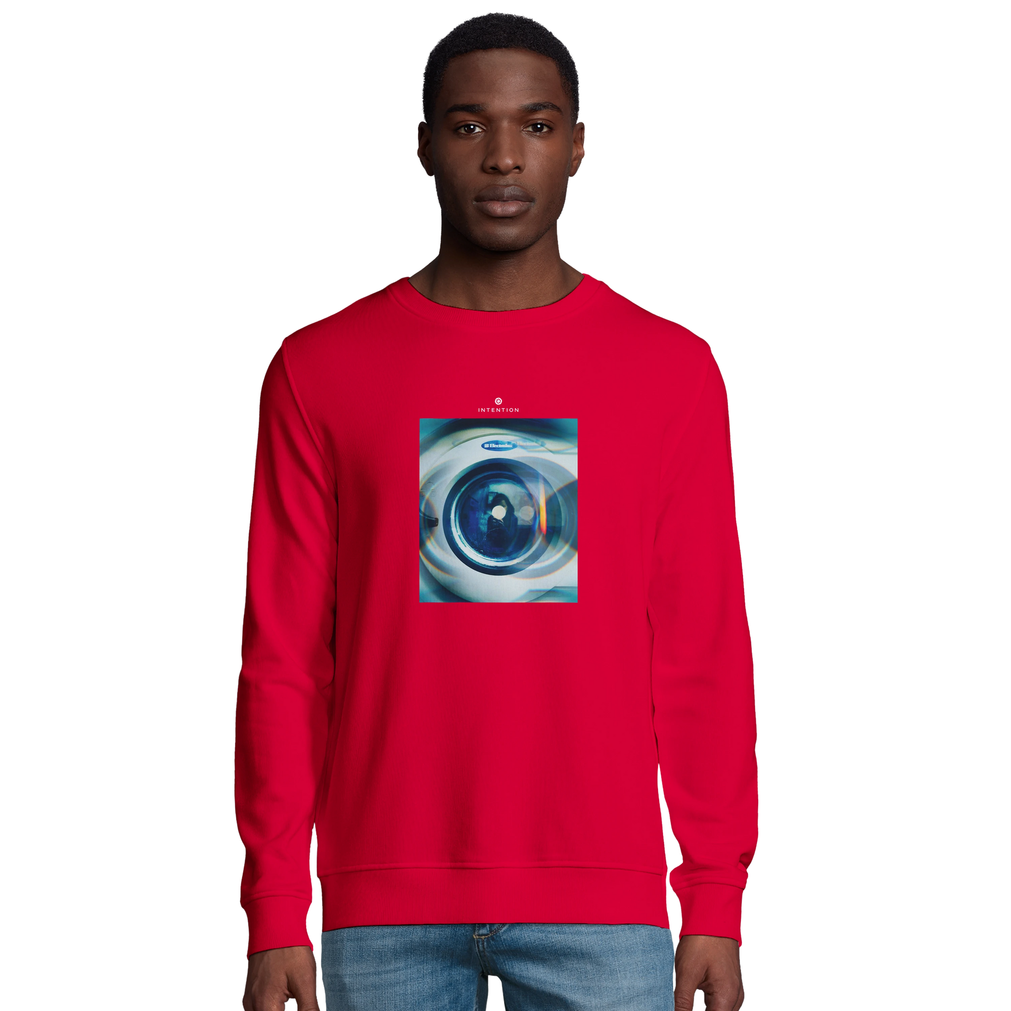 Real - "Around and Around" Sweatshirt Red 3
