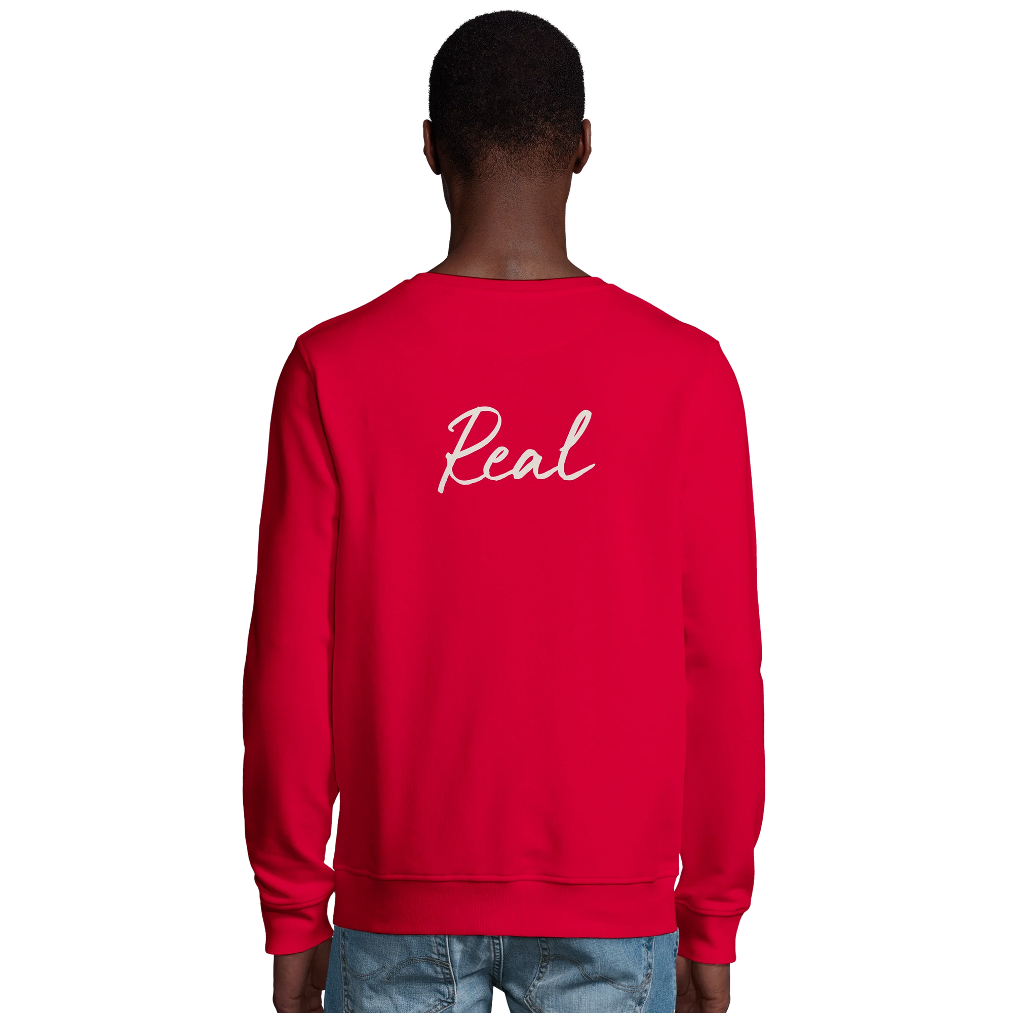 Real - "Around and Around" Sweatshirt Red 4