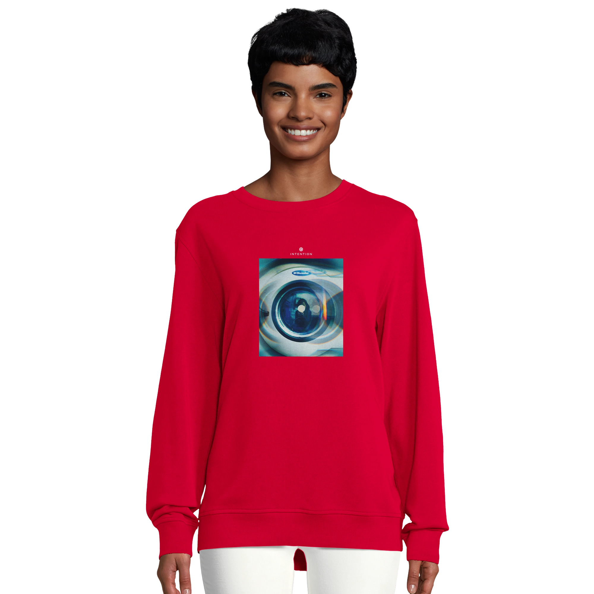 Real - "Around and Around" Sweatshirt Red 5