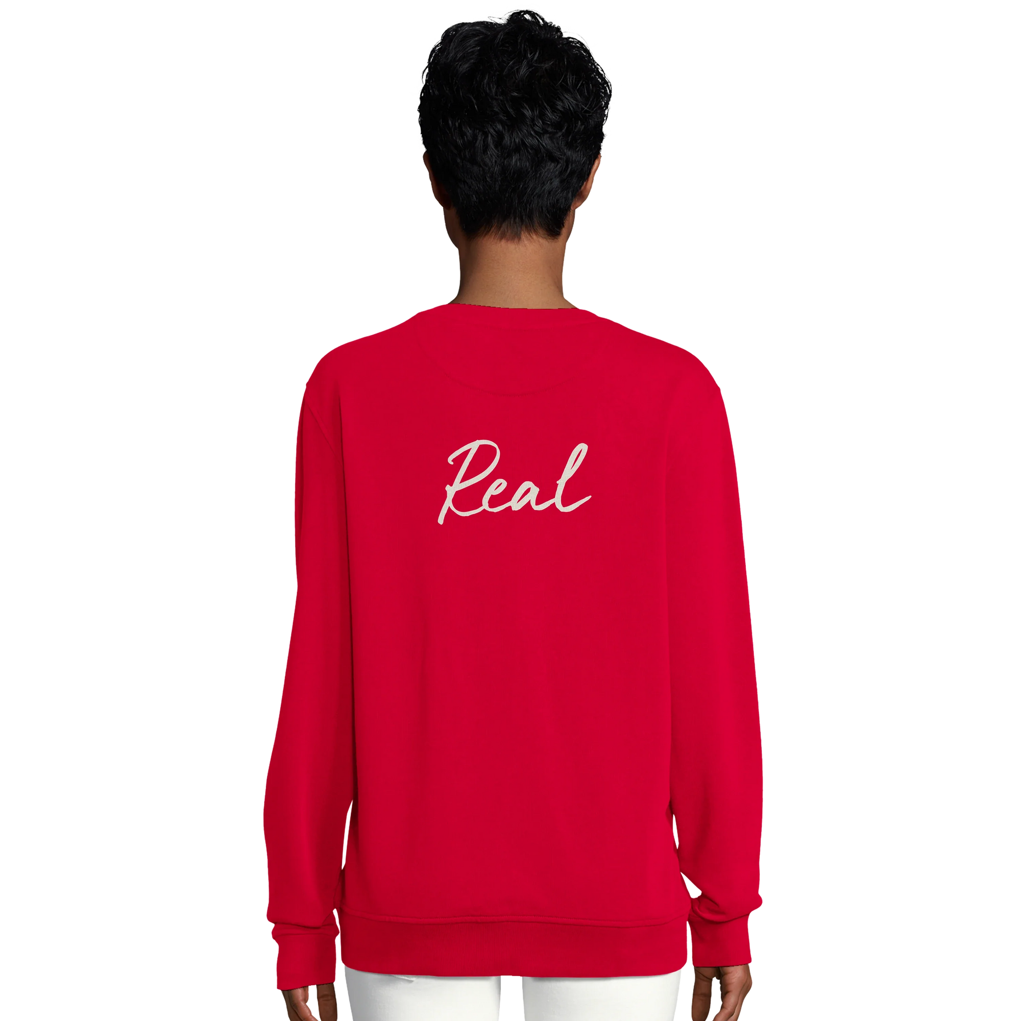 Real - "Around and Around" Sweatshirt Red 6