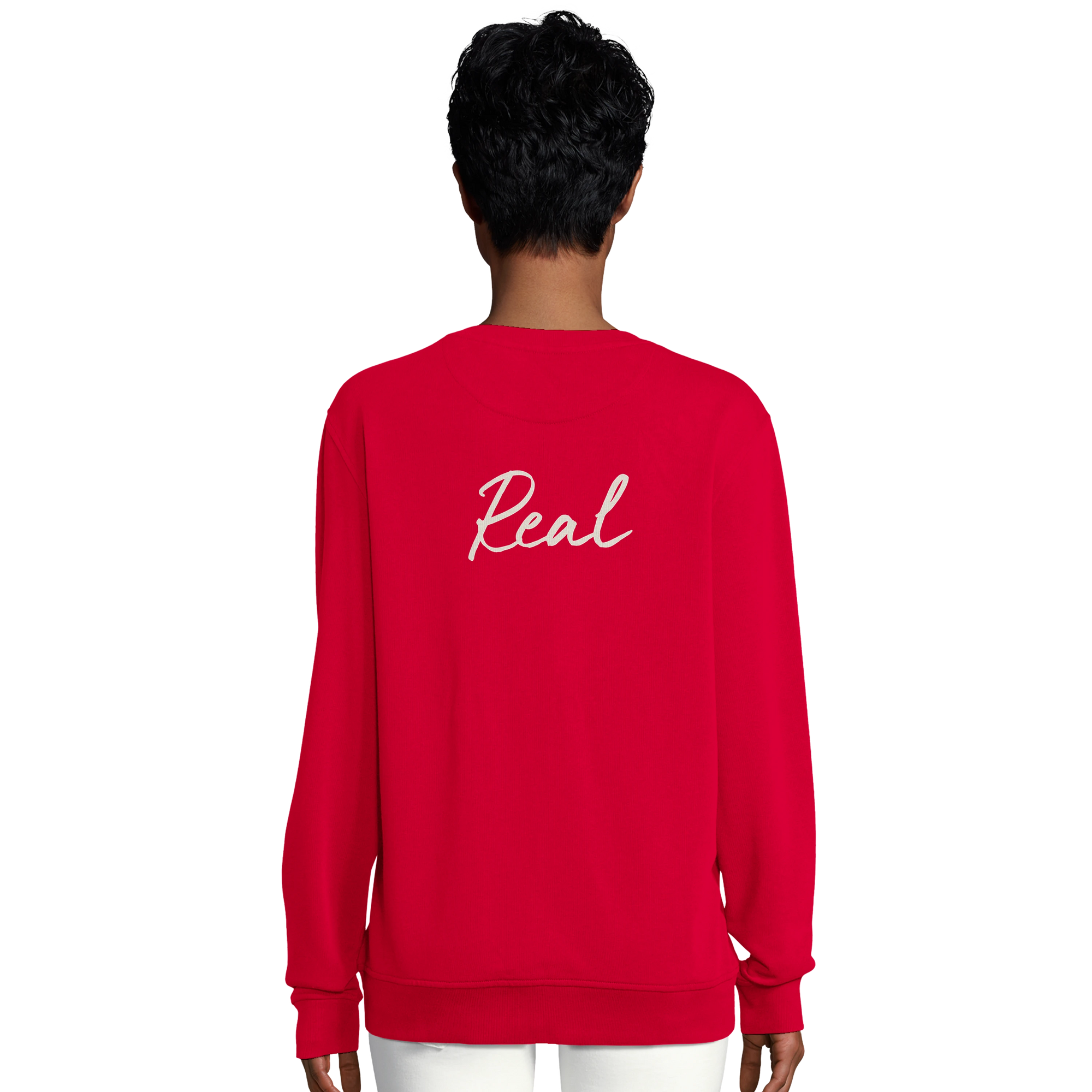 Real - "Around and Around" Sweatshirt Red 6