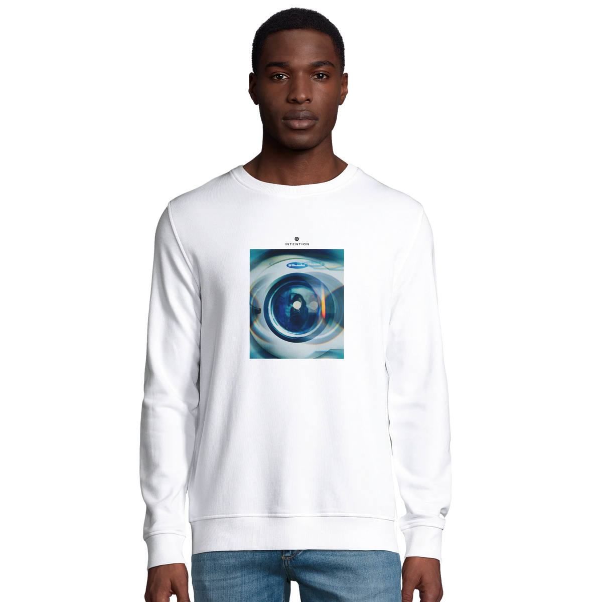 Real - "Around and Around" Sweatshirt White 3