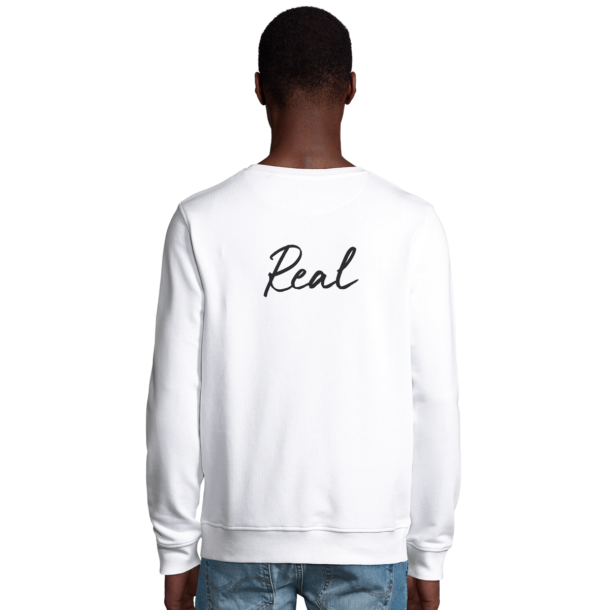 Real - "Around and Around" Sweatshirt White 4
