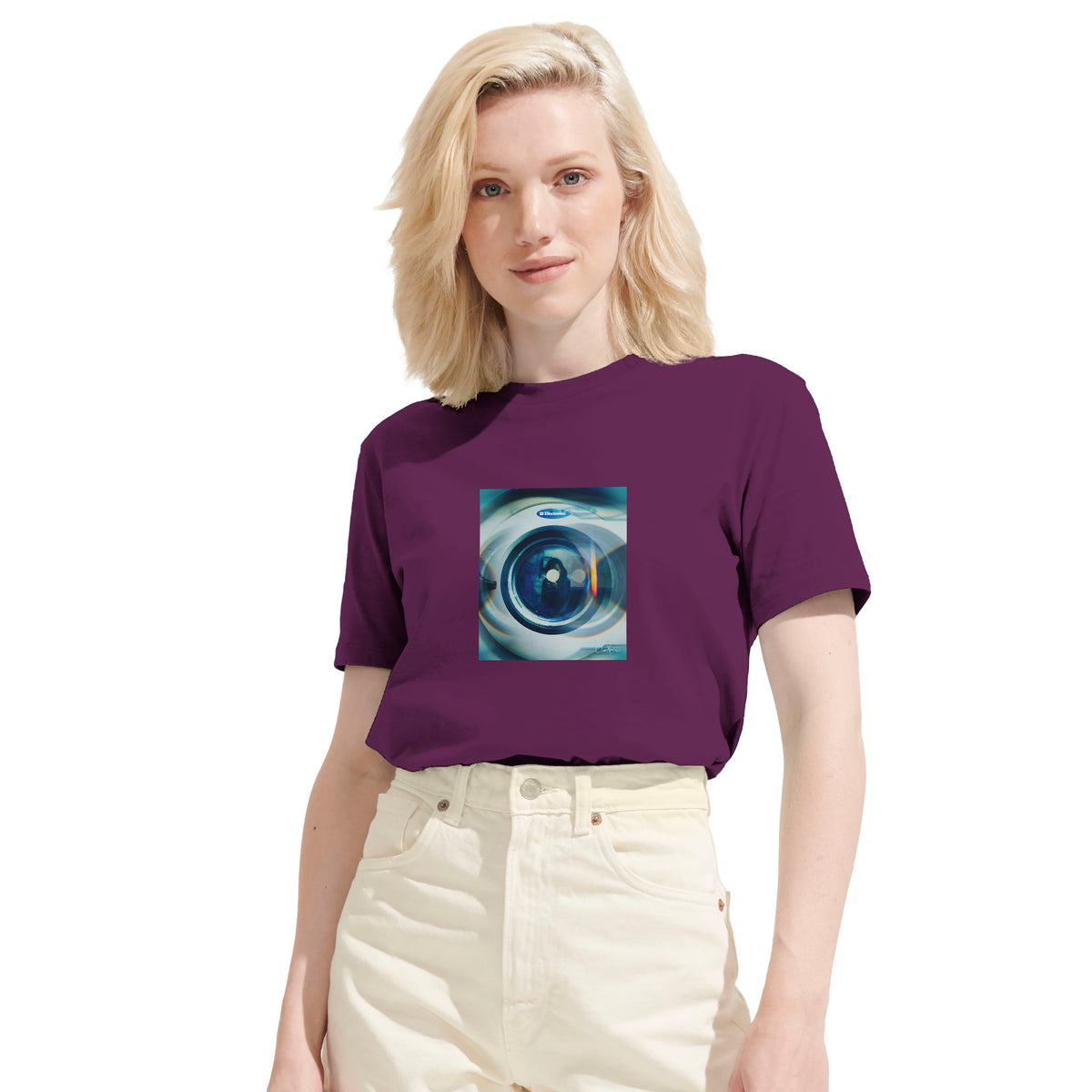 Real - "Around and Around" T-shirt astral purple 6