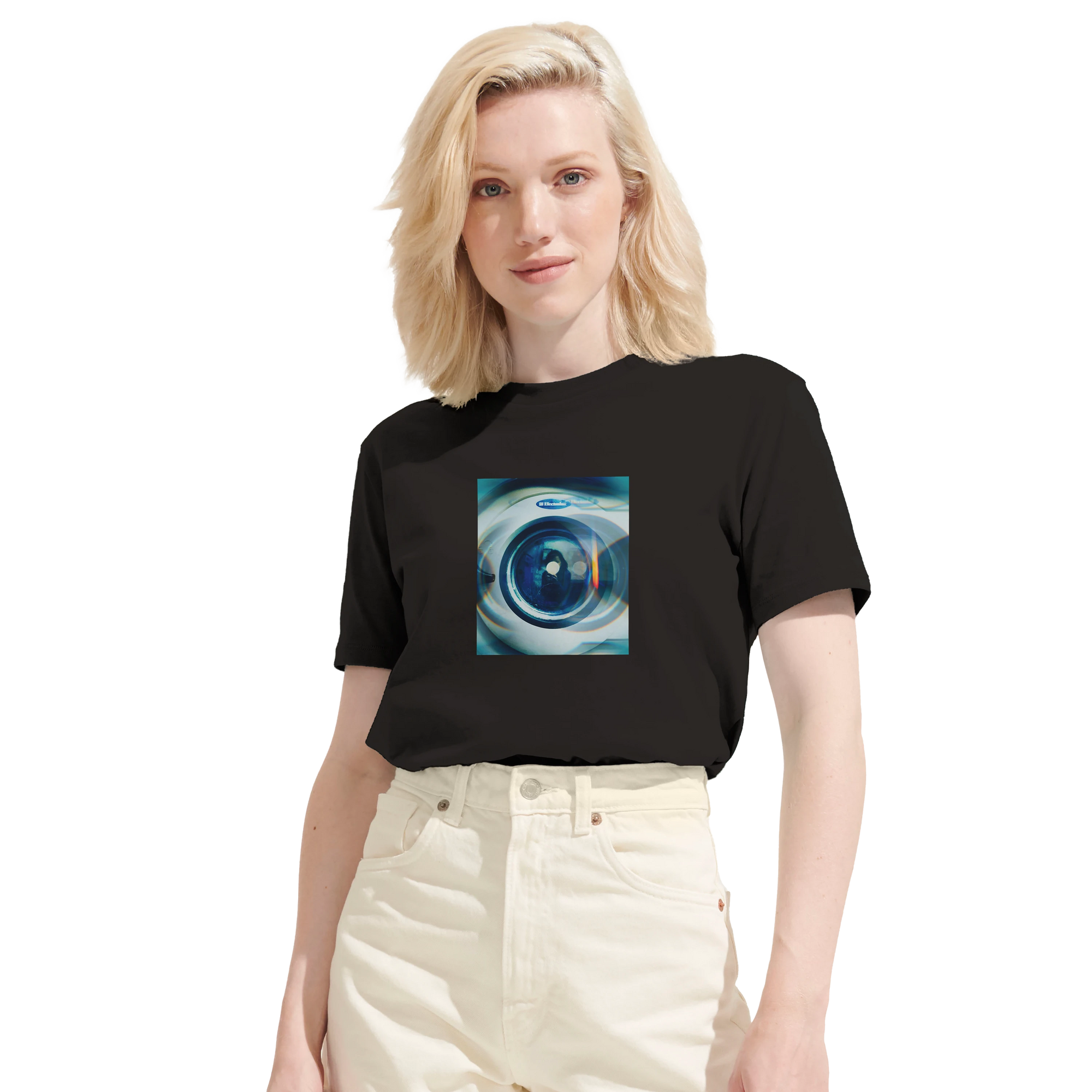 Real - "Around and Around" T-shirt Deep Black 6