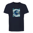 Real - "Around and Around" T-shirt French Navy 1