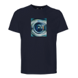 Real - "Around and Around" T-shirt French Navy 1