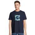 Real - "Around and Around" T-shirt French Navy 4