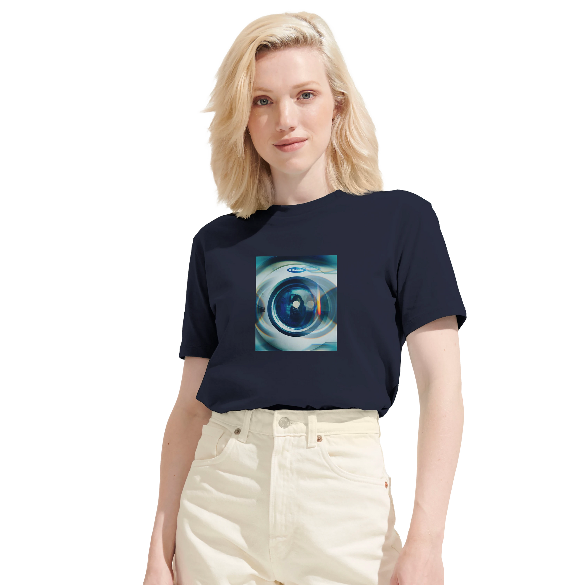 Real - "Around and Around" T-shirt French Navy 6