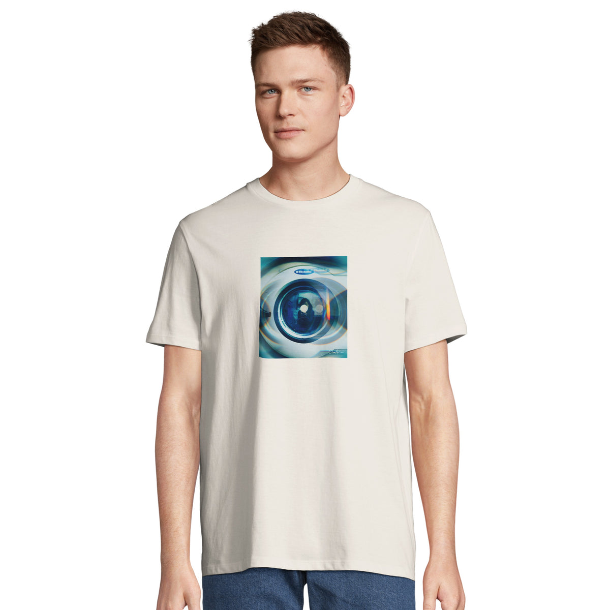 Real - "Around and Around" T-shirt Off White 4