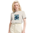 Real - "Around and Around" T-shirt Off White 6