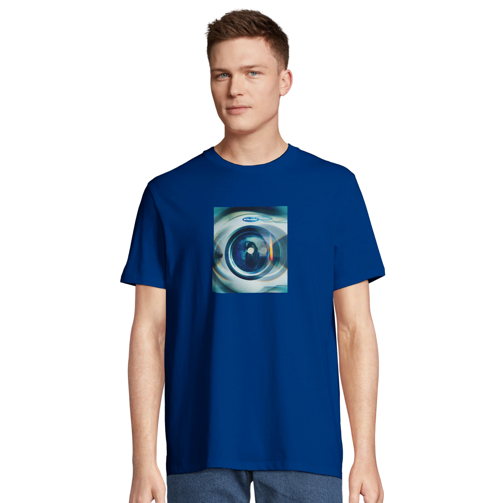 Real - "Around and Around" T-shirt Royal Blue 4