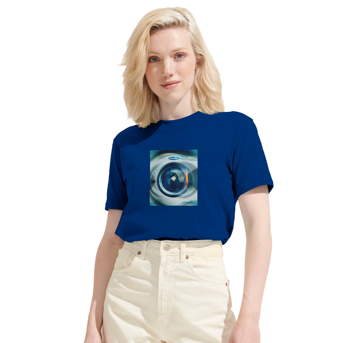 Real - "Around and Around" T-shirt Royal Blue 6