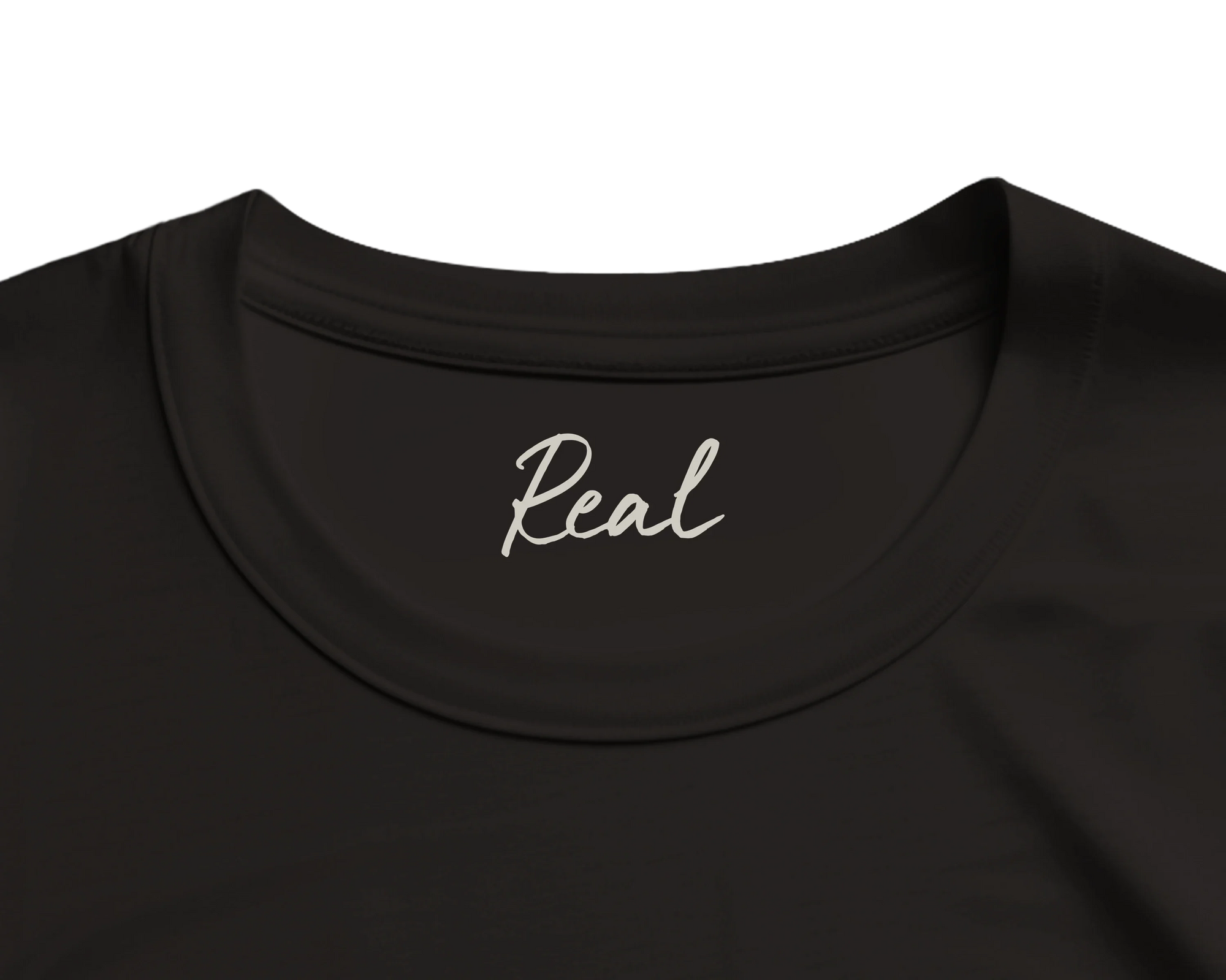 Real - "Around and Around" T-shirt Deep Black 2
