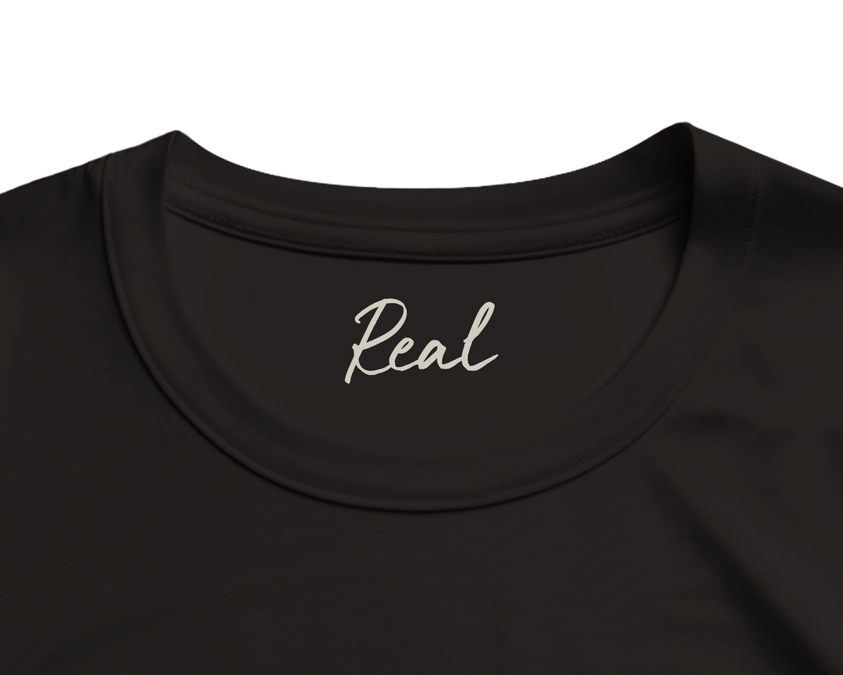 Real - "Around and Around" T-shirt Deep Black 2