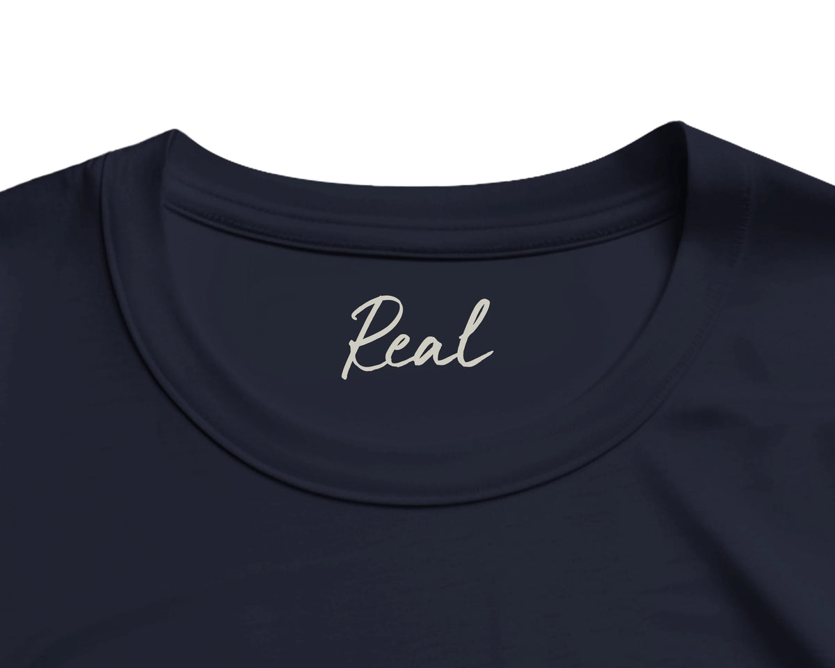 Real - "Around and Around" T-shirt French Navy 2