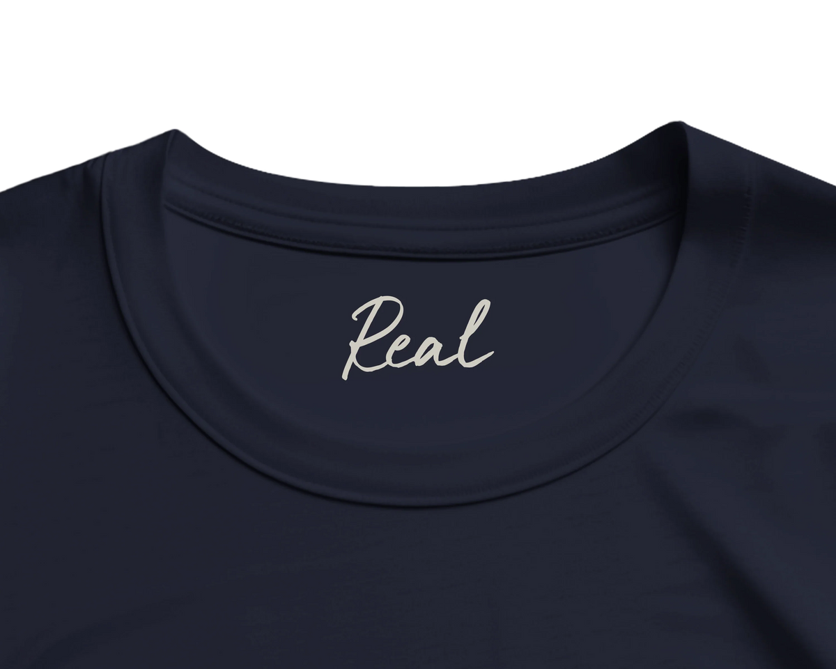 Real - "Around and Around" T-shirt French Navy 2