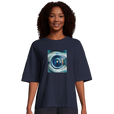 Real - "Around and Around" T-shirt French Navy 5