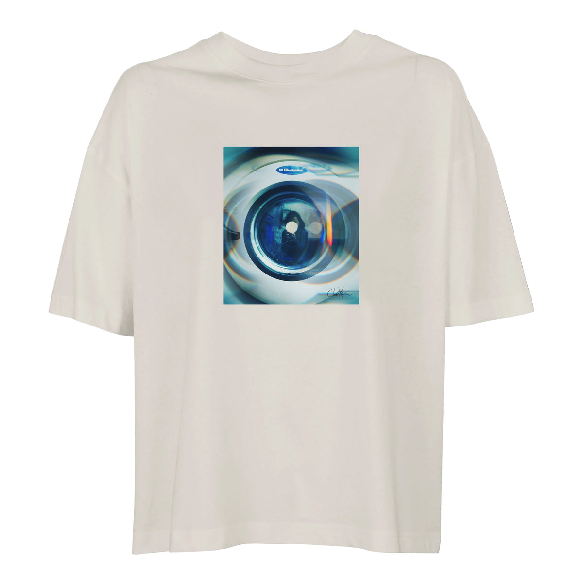 Real - "Around and Around" T-shirt Off White 1
