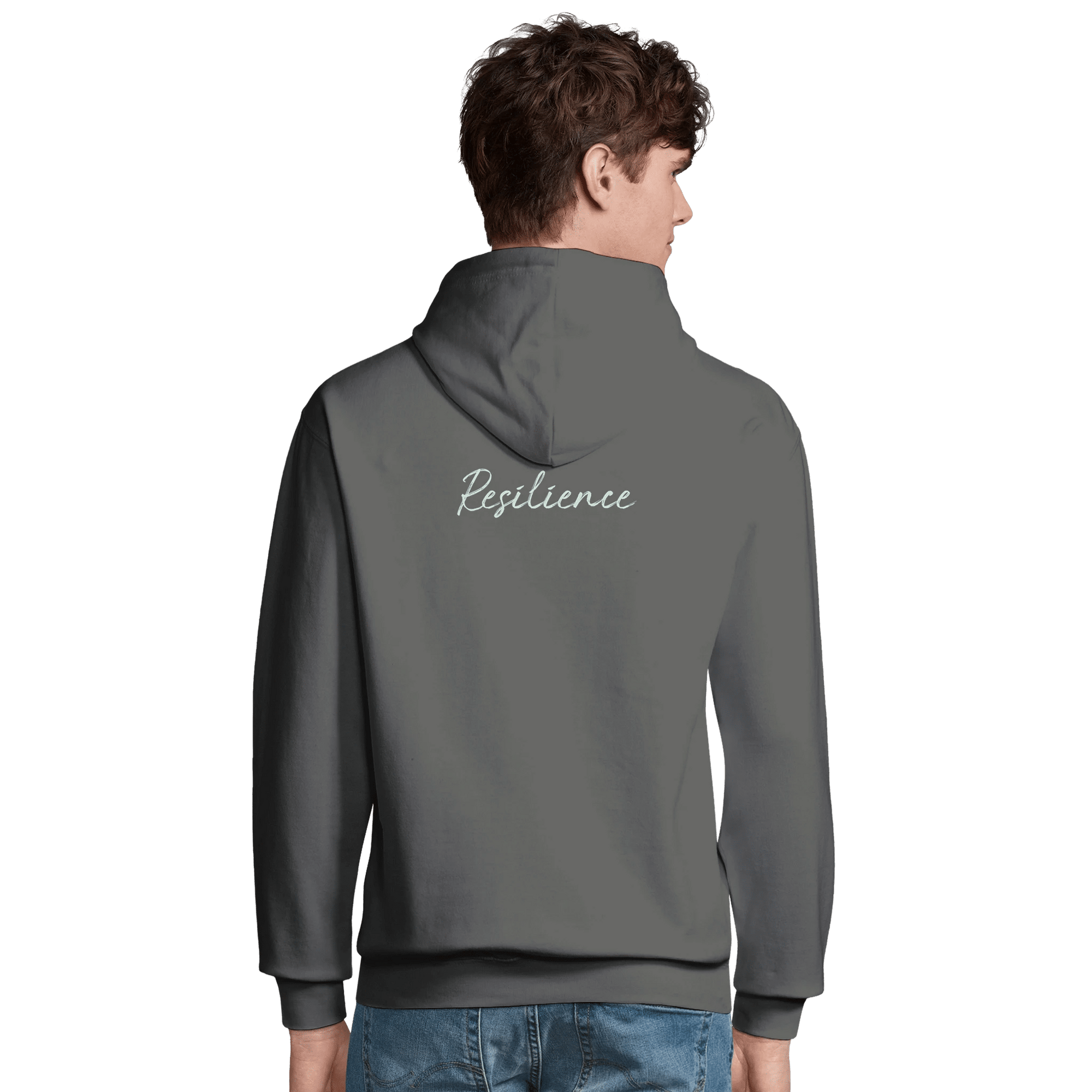 Resilience - "Wash It" Hoodie charcoal melange XS 7