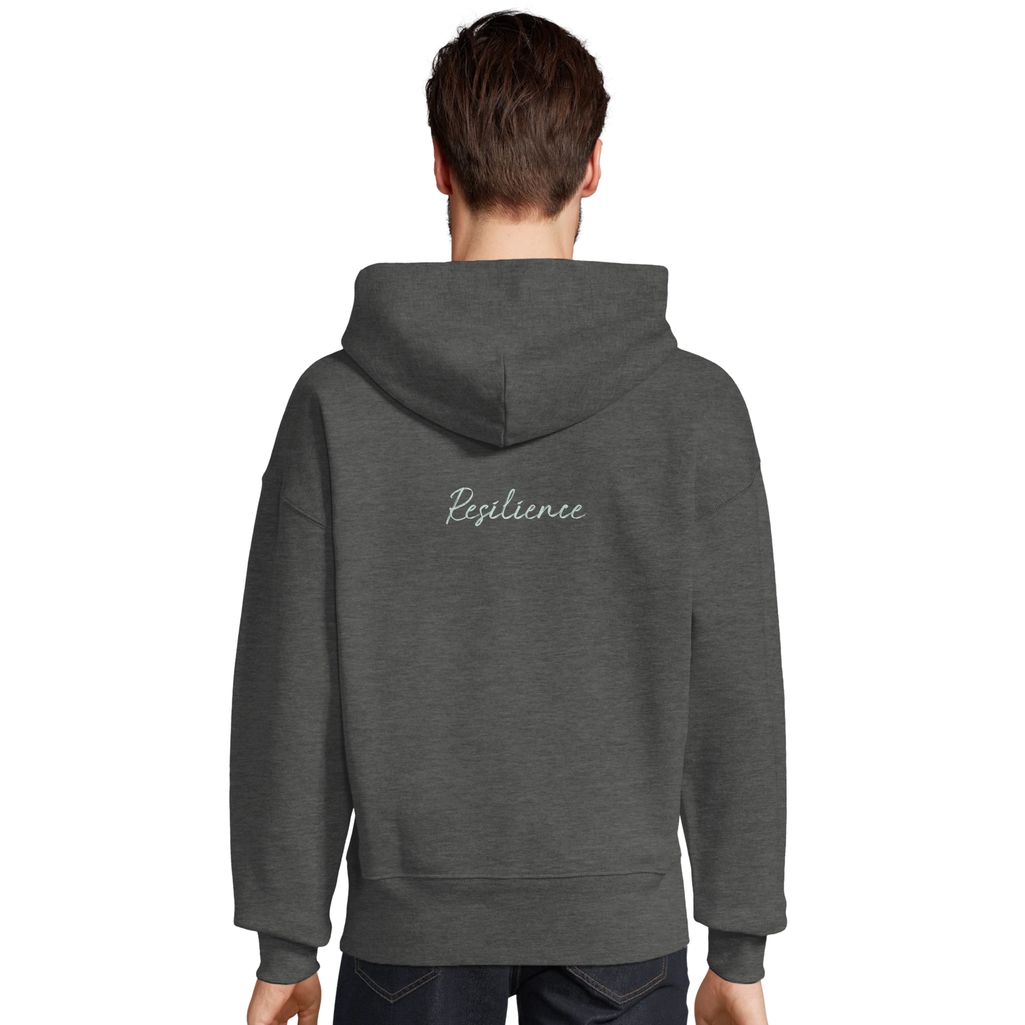Resilience - "Wash It" Hoodie Grey Melange XS 4