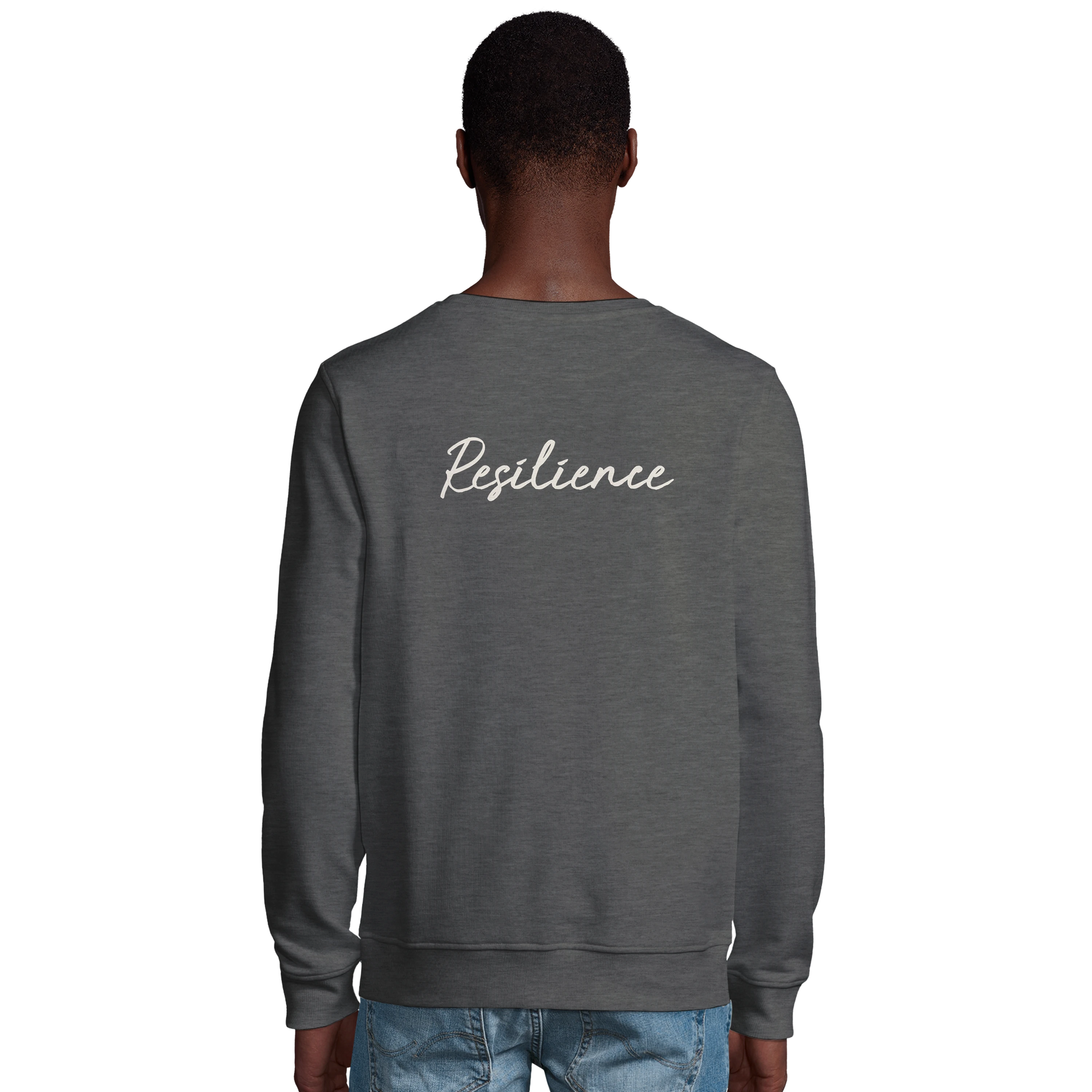 Resilience - "Wash It" Sweatshirt Grey Melange 4