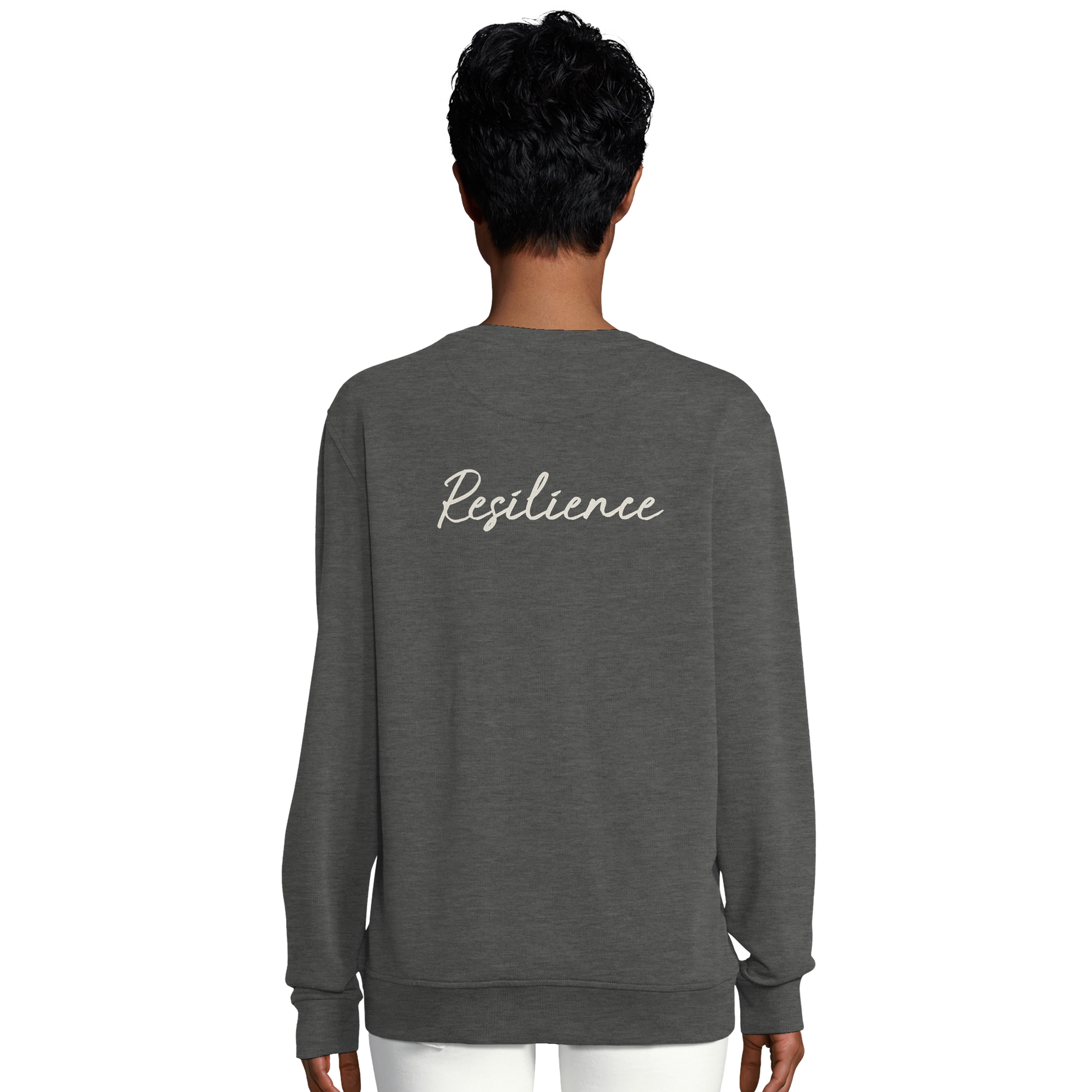 Resilience - "Wash It" Sweatshirt Grey Melange 6