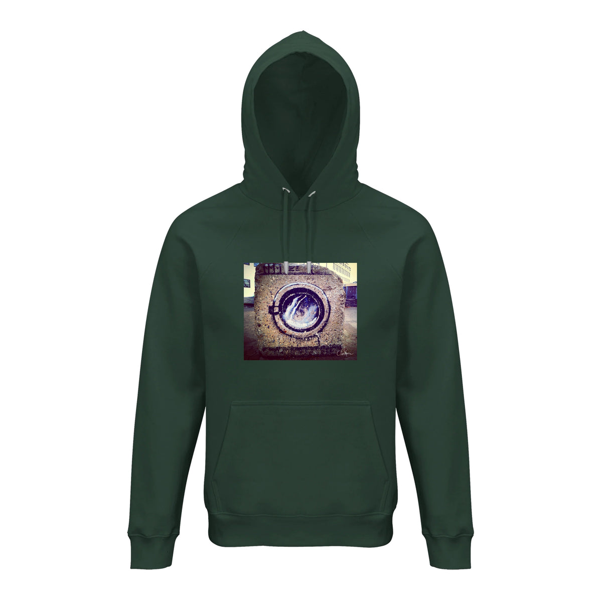 Resilience - "Wash It" Hoodie Bottle Green 1