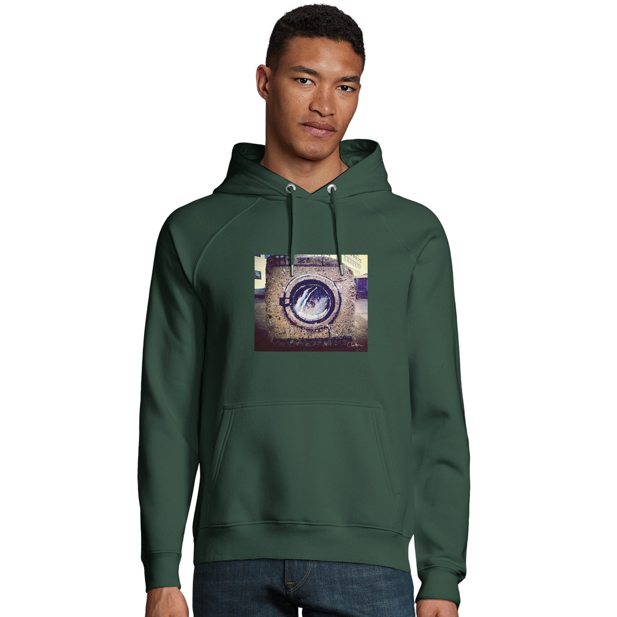Resilience - "Wash It" Hoodie Bottle Green 3