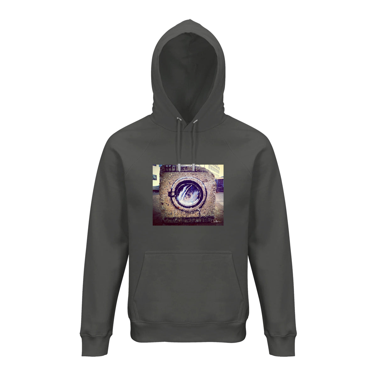 Resilience - "Wash It" Hoodie charcoal melange 1