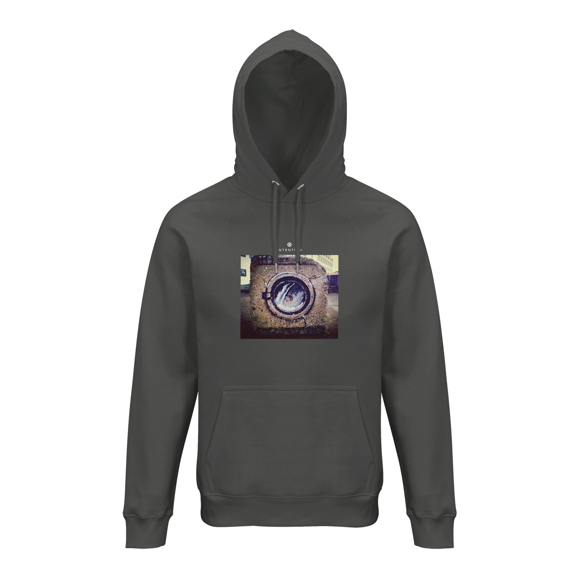 Resilience - "Wash It" Hoodie charcoal melange 1