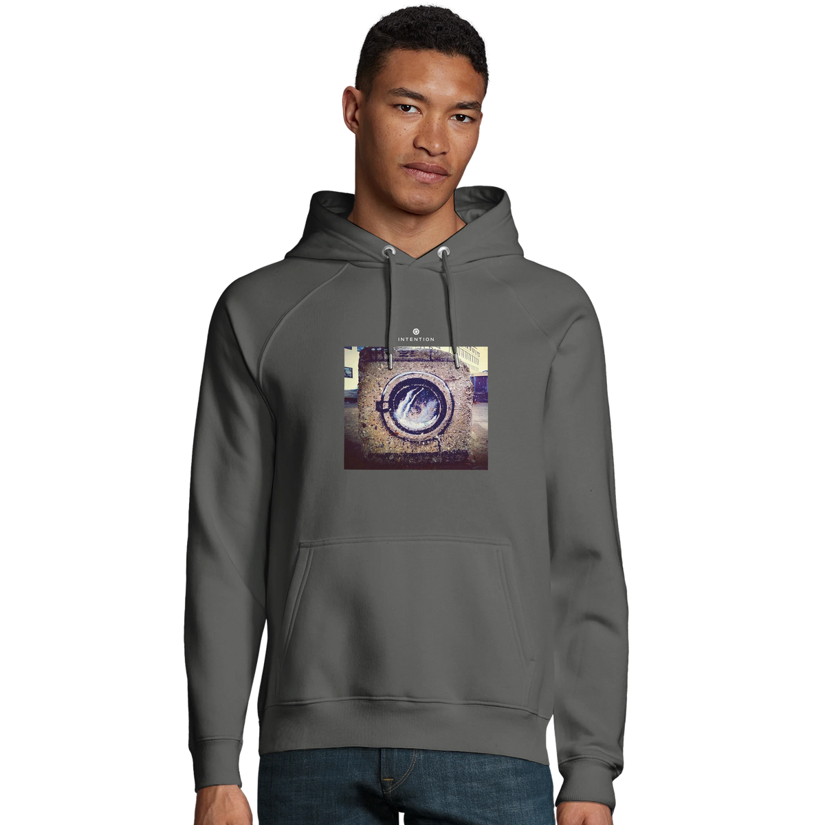 Resilience - "Wash It" Hoodie charcoal melange 3