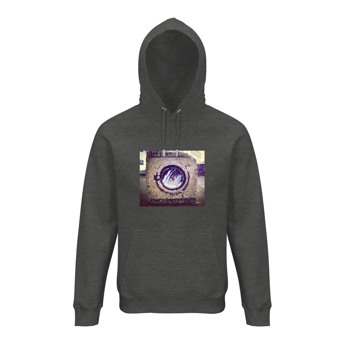 Resilience - "Wash It" Hoodie Grey Melange 1