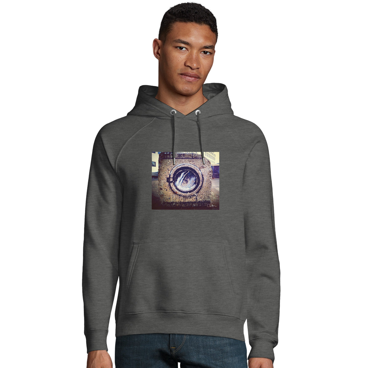 Resilience - "Wash It" Hoodie Grey Melange 3