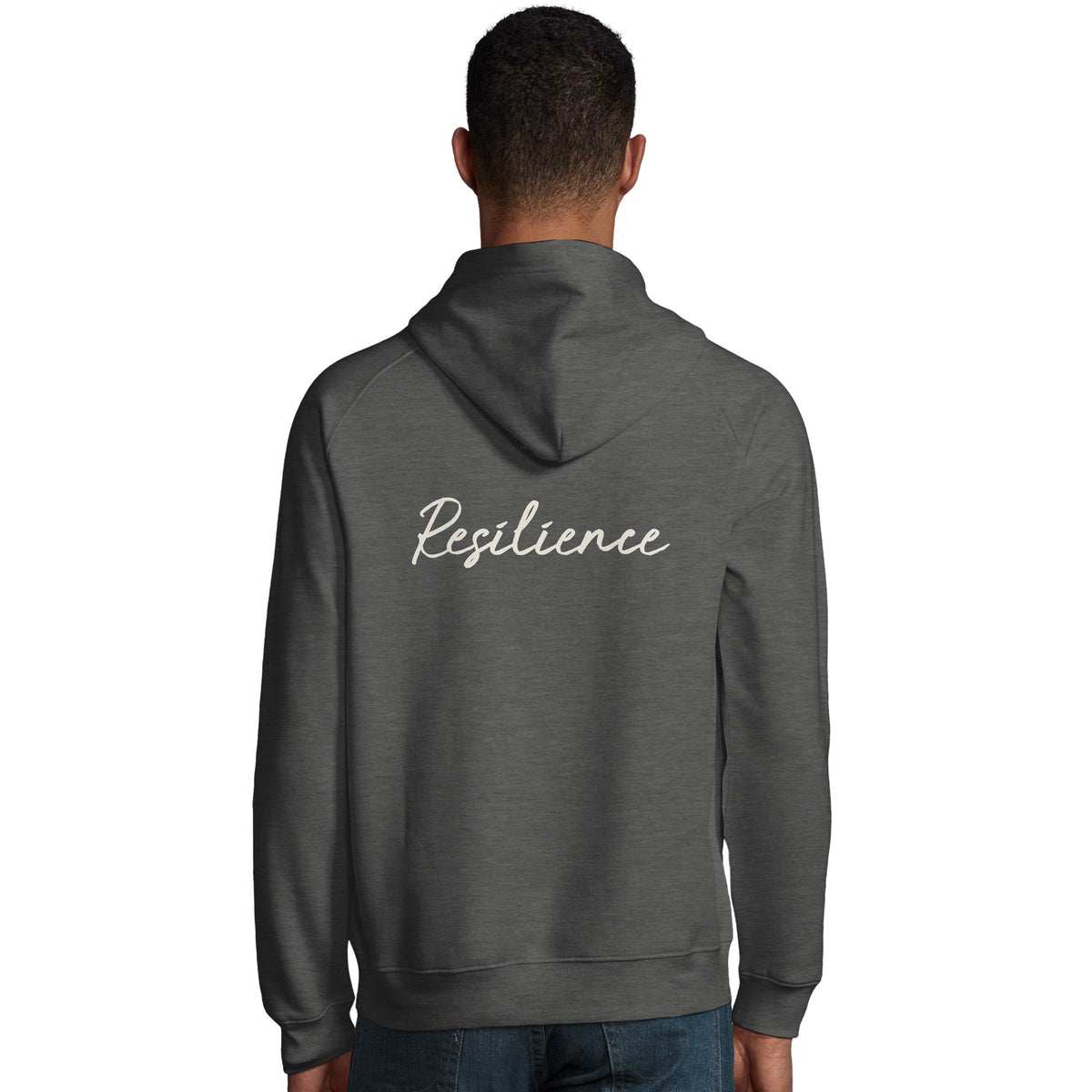 Resilience - "Wash It" Hoodie Grey Melange 4