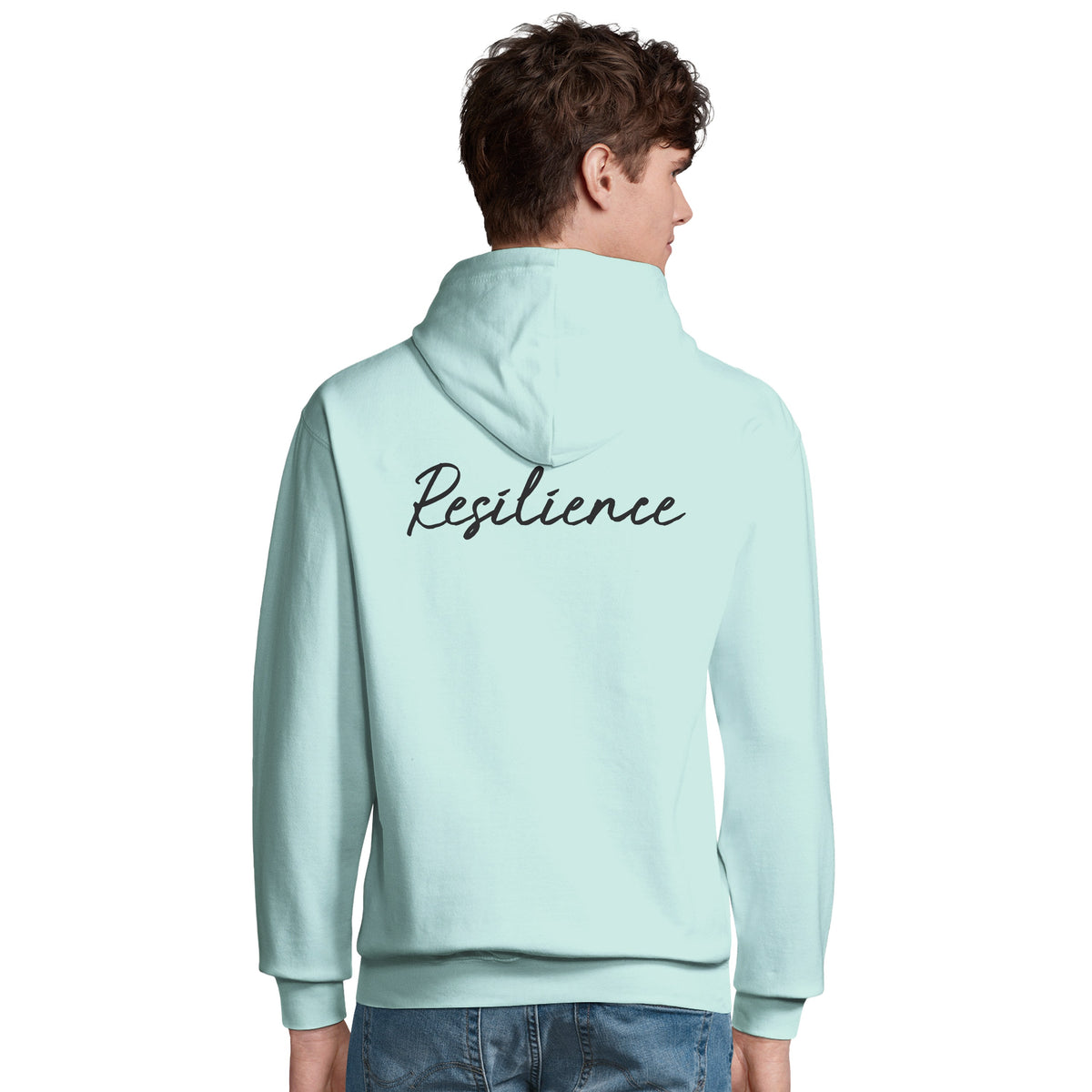 Resilience - "Wash It" Hoodie arctic blue 5