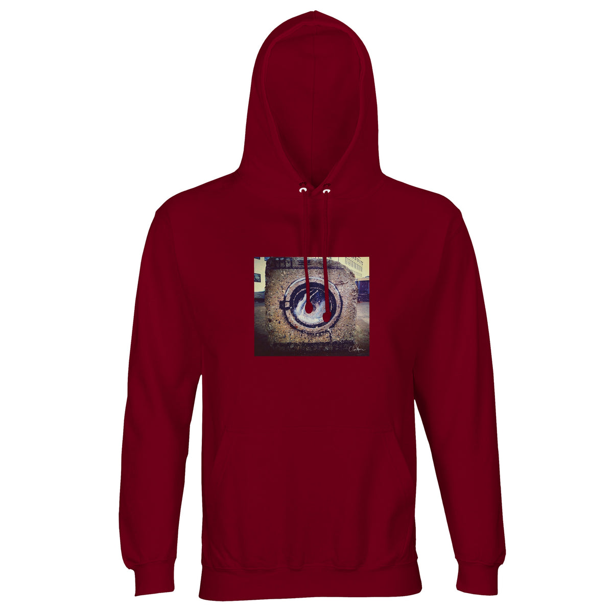 Resilience - "Wash It" Hoodie Burgundy 1