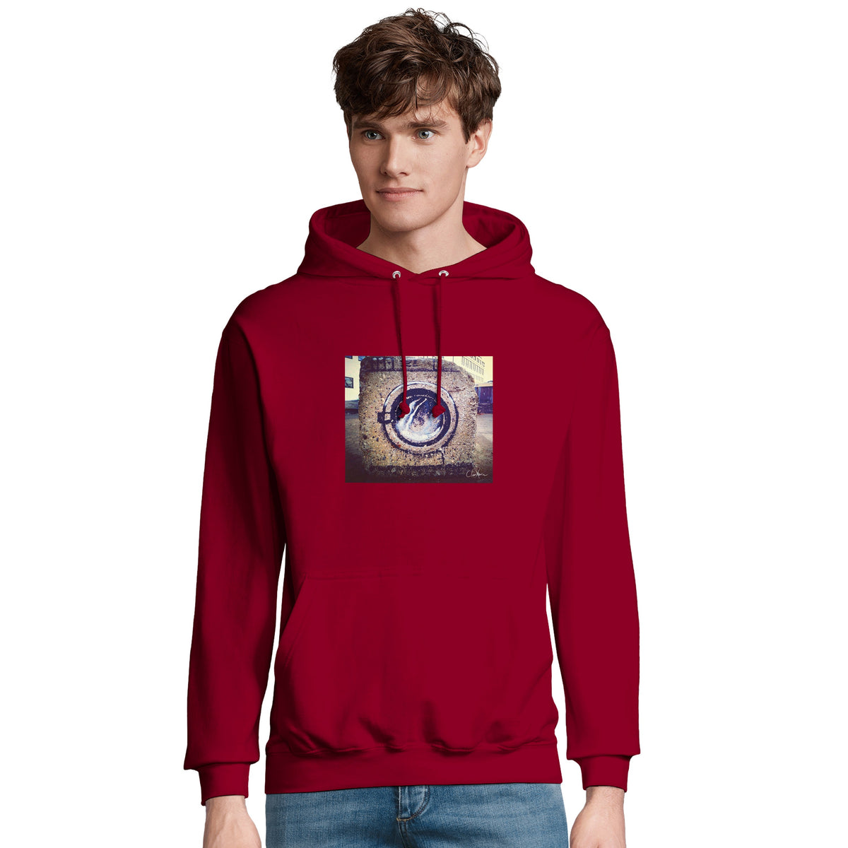 Resilience - "Wash It" Hoodie Burgundy 4