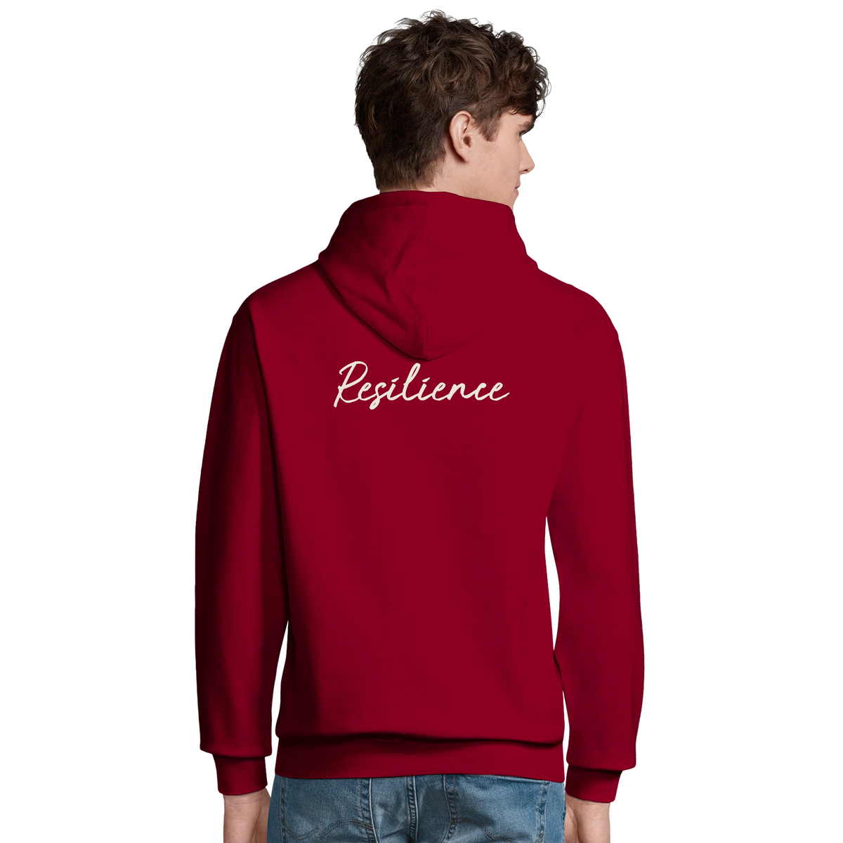 Resilience - "Wash It" Hoodie Burgundy 4
