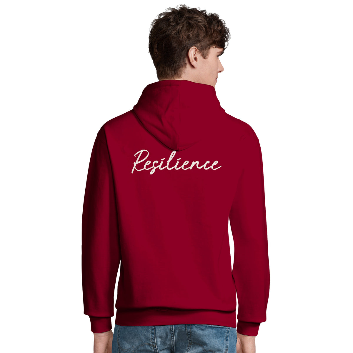 Resilience - "Wash It" Hoodie Burgundy 5