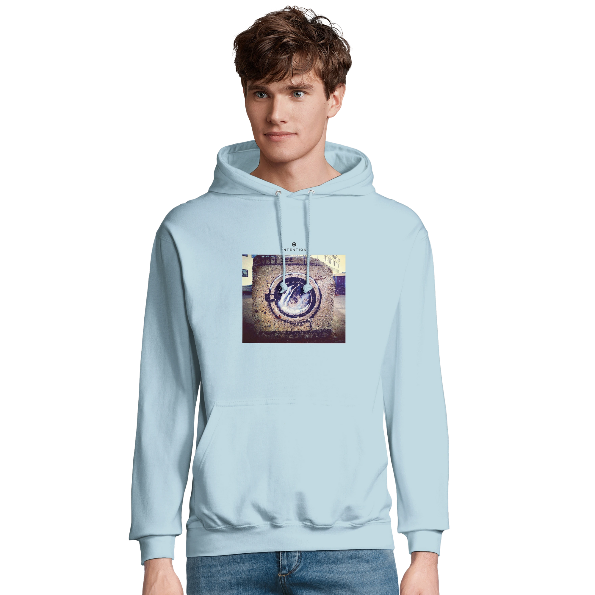 Resilience - "Wash It" Hoodie creamy blue 3