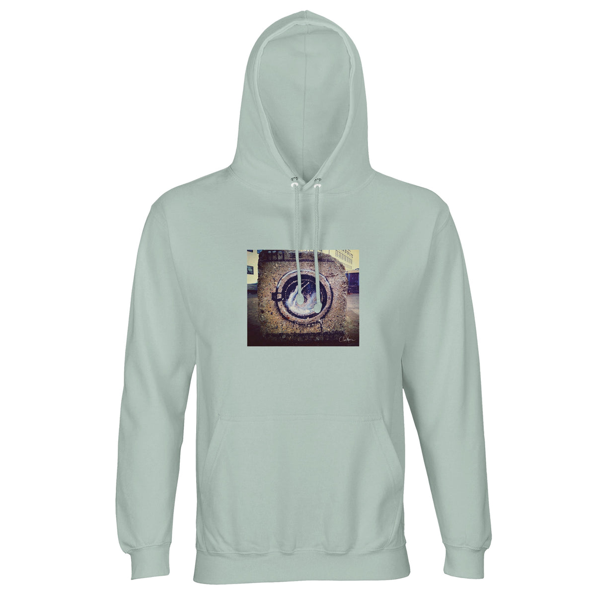 Resilience - "Wash It" Hoodie creamy green 1