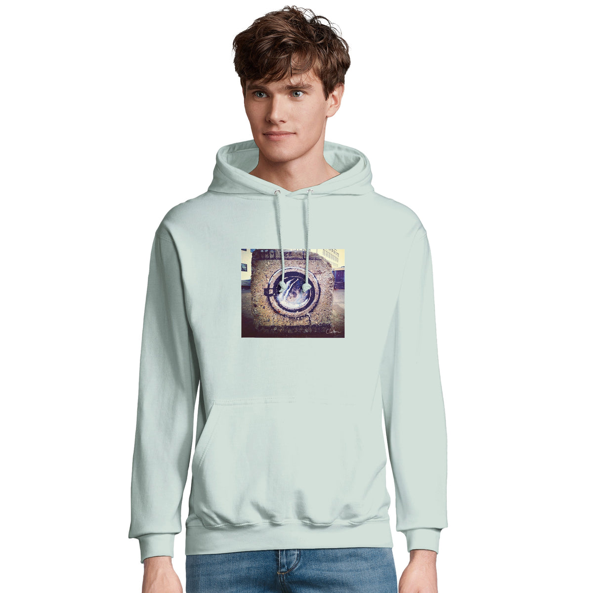 Resilience - "Wash It" Hoodie creamy green 4